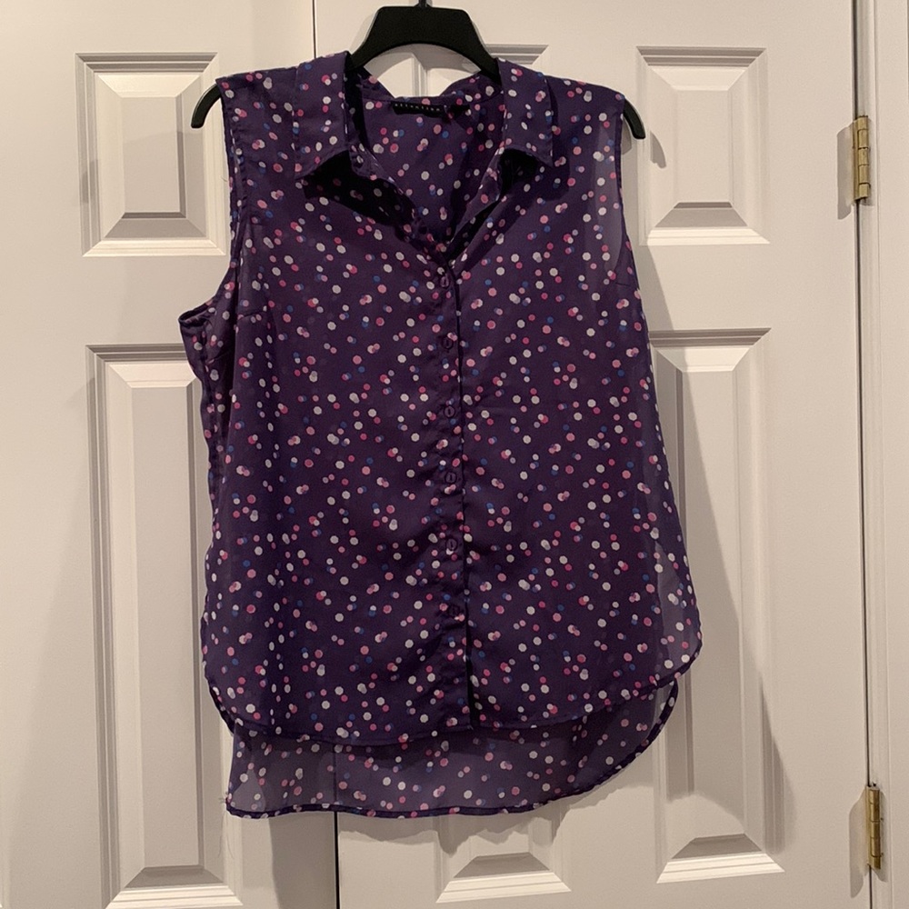 Attention button up tank